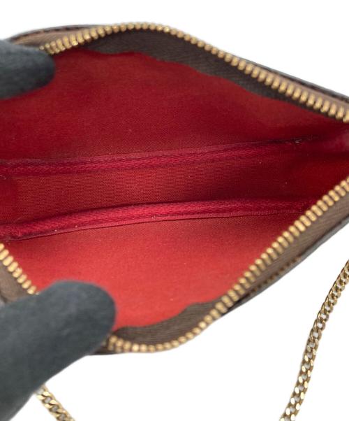 LOUIS VUITTON（ルイ ヴィトン）LOUIS VUITTON (ルイ ヴィトン) ダミエ ミニ・ポシェット・アクセソワール ブラウンの古着・服飾アイテム