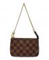 LOUIS VUITTON (ルイ ヴィトン) ダミエ ミニ・ポシェット・アクセソワール ブラウン：60000円