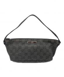 GUCCI（グッチ）の古着「GGキャンバス アクセサリーポーチ」｜グレー