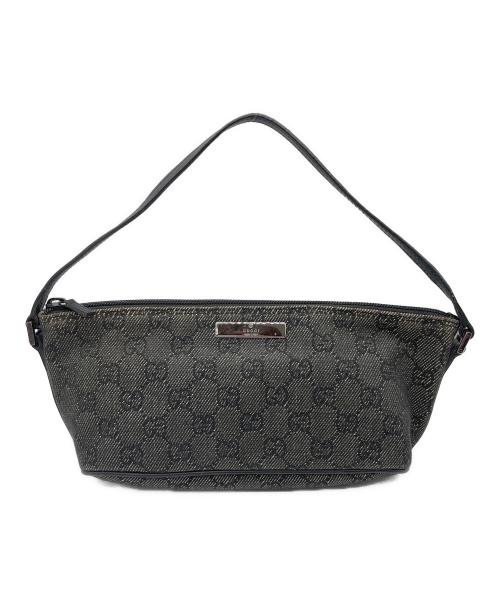 GUCCI（グッチ）GUCCI (グッチ) GGキャンバス アクセサリーポーチ グレーの古着・服飾アイテム