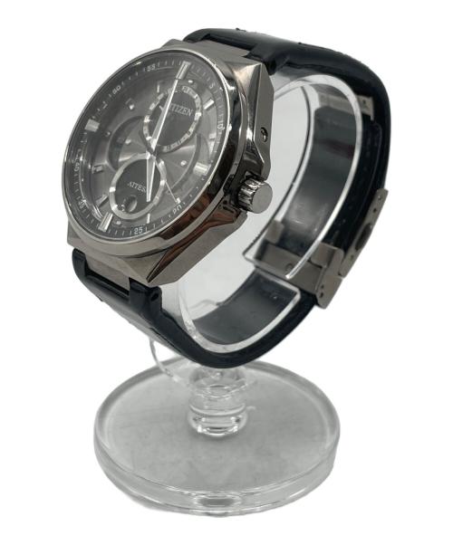 CITIZEN（シチズン）CITIZEN (シチズン) アテッサ トリプルカレンダー ムーンフェイズ / 腕時計 ブラックの古着・服飾アイテム