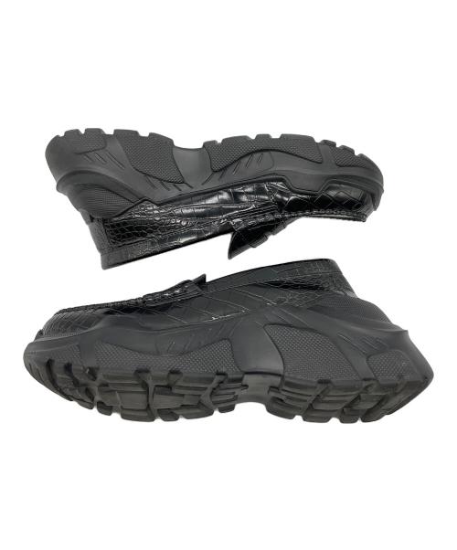 AKIKOAOKI（アキコアオキ）AKIKOAOKI (アキコアオキ) Regulated Gravity／ローファー ブラック サイズ:23の古着・服飾アイテム