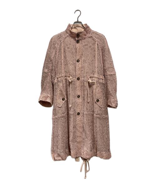 MAISON SPECIAL（メゾンスペシャル）MAISON SPECIAL (メゾンスペシャル) Mesh Long Length Mods Coat ピンク サイズ:FREE 未使用品の古着・服飾アイテム