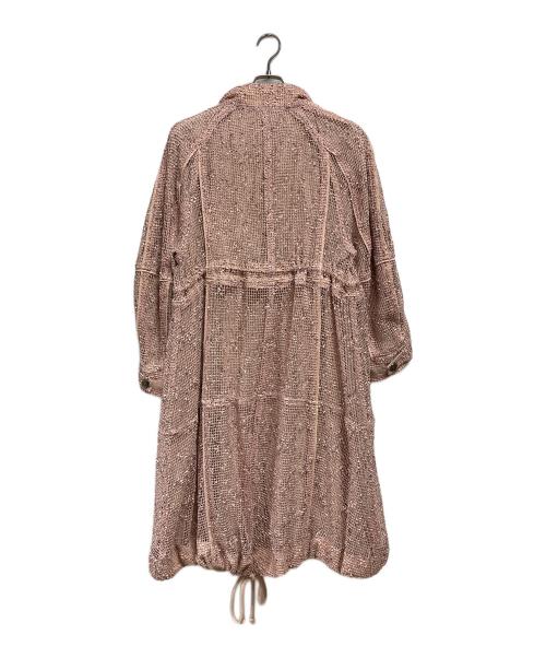 MAISON SPECIAL（メゾンスペシャル）MAISON SPECIAL (メゾンスペシャル) Mesh Long Length Mods Coat ピンク サイズ:FREE 未使用品の古着・服飾アイテム