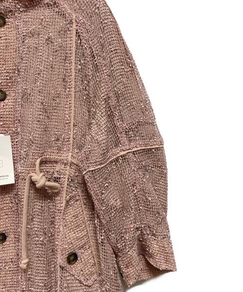 MAISON SPECIAL（メゾンスペシャル）MAISON SPECIAL (メゾンスペシャル) Mesh Long Length Mods Coat ピンク サイズ:FREE 未使用品の古着・服飾アイテム