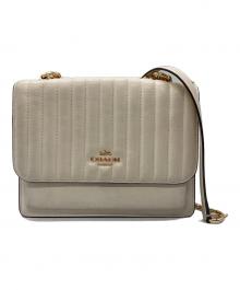 COACH（コーチ）の古着「クレアリニアキルティング2WAYショルダーバッグ」｜アイボリー