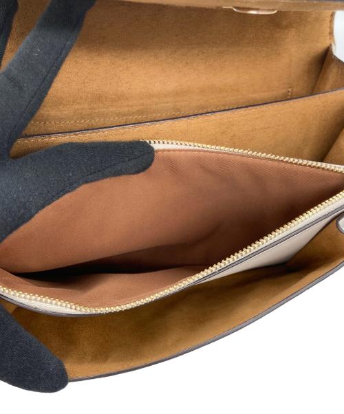 COACH（コーチ）COACH (コーチ) クレアリニアキルティング2WAYショルダーバッグ アイボリーの古着・服飾アイテム