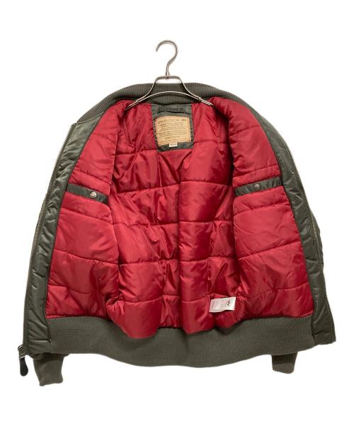 ALPHA（アルファ）ALPHA (アルファ) MA-1ジャケット グリーン サイズ:MEDIUMの古着・服飾アイテム