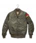 ALPHA（アルファ）の古着「MA-1ジャケット」｜グリーン