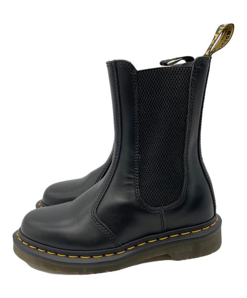Dr.Martens（ドクターマーチン）Dr.Martens (ドクターマーチン) チェルシーサイドゴアブーツ ブラック×イエロー サイズ:UK3の古着・服飾アイテム