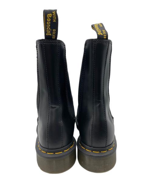 Dr.Martens（ドクターマーチン）Dr.Martens (ドクターマーチン) チェルシーサイドゴアブーツ ブラック×イエロー サイズ:UK3の古着・服飾アイテム