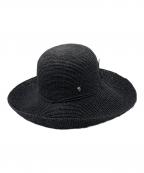 HELEN KAMINSKIヘレンカミンスキー）の古着「ストローハット」｜ブラック