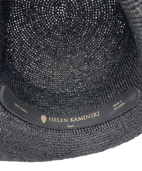 HELEN KAMINSKI（ヘレンカミンスキー）HELEN KAMINSKI (ヘレンカミンスキー) ストローハット ブラックの古着・服飾アイテム
