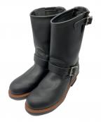 RED WINGレッドウィング）の古着「エンジニアブーツ」｜ブラック