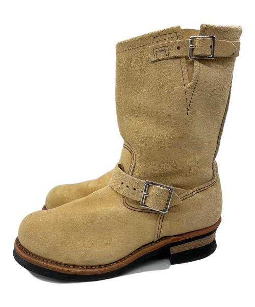 RED WING（レッドウィング）RED WING (レッドウィング) エンジニアブーツ ベージュ サイズ:UK 71/2の古着・服飾アイテム