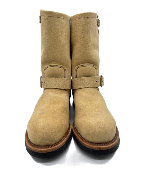 RED WING（レッドウィング）RED WING (レッドウィング) エンジニアブーツ ベージュ サイズ:UK 71/2の古着・服飾アイテム
