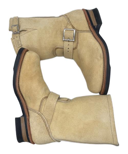 RED WING（レッドウィング）RED WING (レッドウィング) エンジニアブーツ ベージュ サイズ:UK 71/2の古着・服飾アイテム