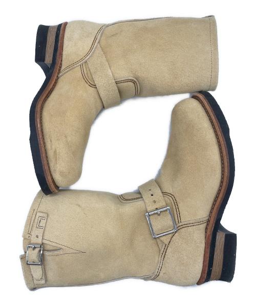 RED WING（レッドウィング）RED WING (レッドウィング) エンジニアブーツ ベージュ サイズ:UK 71/2の古着・服飾アイテム