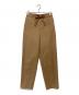 YORI（ヨリ）の古着「ハイウエストチノタック」｜ライトブラウン