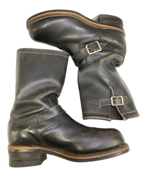 CHIPPEWA（チペワ）CHIPPEWA (チペワ) エンジニアブーツ ブラック サイズ:8Eの古着・服飾アイテム