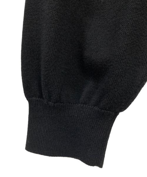 Graphpaper（グラフペーパー）Graphpaper (グラフペーパー) Suvin High Gauge L/S Crew Neck Knit ブラック サイズ:2の古着・服飾アイテム