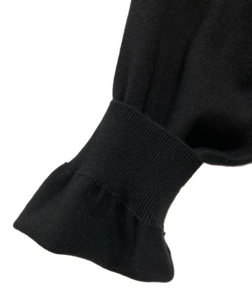 Graphpaper（グラフペーパー）Graphpaper (グラフペーパー) Suvin High Gauge L/S Crew Neck Knit ブラック サイズ:2の古着・服飾アイテム