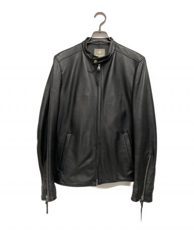 nano universe レザージャケット Lサイズ　黒 ナノユニバース レザージャケット 黒 Lサイズ NANO UNIVERSE