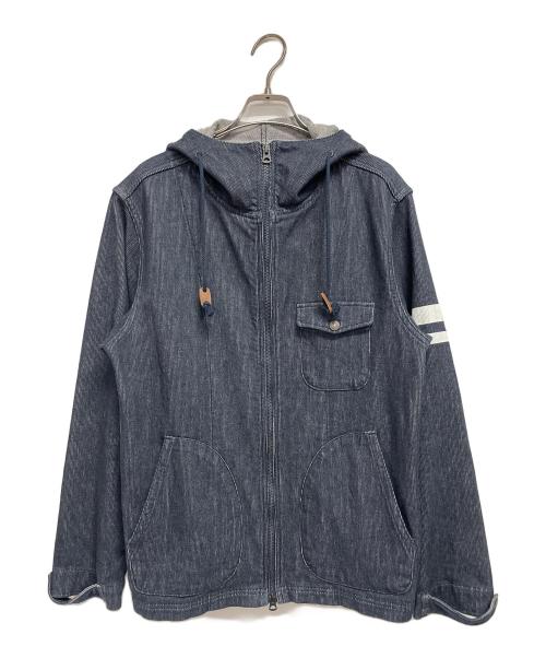 MOMOTARO JEANS（桃太郎ジーンズ）MOMOTARO JEANS (桃太郎ジーンズ) ジップパーカー ネイビー サイズ:38の古着・服飾アイテム