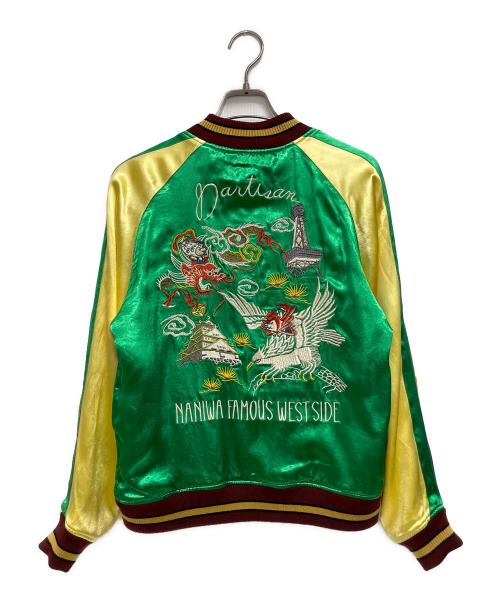 STUDIO D'ARTISAN（ステュディオダルチザン）STUDIO D'ARTISAN (ステュディオダルチザン) リバーシブル サテンスカジャン ブラック サイズ:36の古着・服飾アイテム