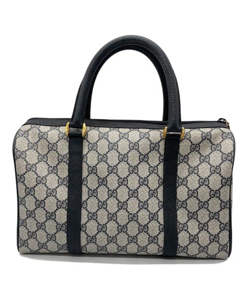 GUCCI（グッチ）GUCCI (グッチ) GG ハンドバッグ ネイビーの古着・服飾アイテム