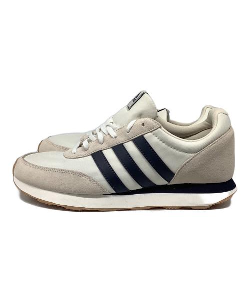 adidas（アディダス）adidas (アディダス) RUN 60S 3.0M  ホワイト×ネイビー×ピンク サイズ:280の古着・服飾アイテム