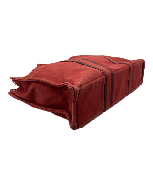 HERMES（エルメス）HERMES (エルメス) フールトゥMM トートバッグ レッドの古着・服飾アイテム