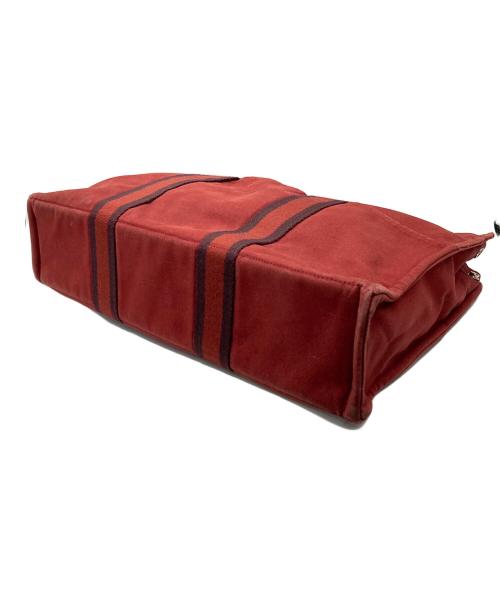 HERMES（エルメス）HERMES (エルメス) フールトゥMM トートバッグ レッドの古着・服飾アイテム