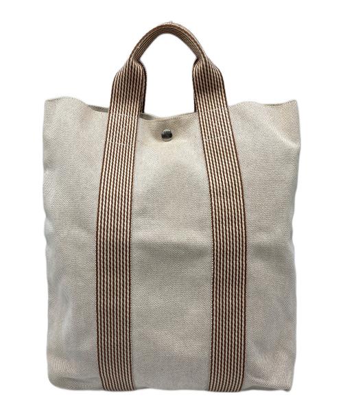 HERMES（エルメス）HERMES (エルメス) ニュー フールトゥ カバス トートバッグ アイボリーの古着・服飾アイテム