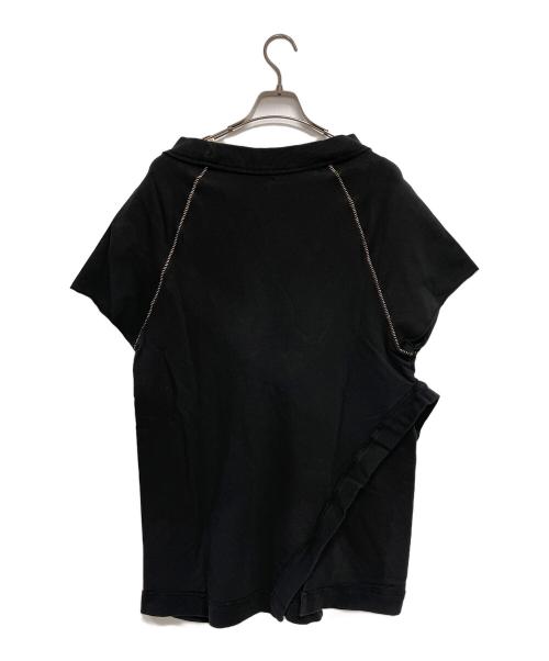 NostraSantissima（ノストラサンティッシマ）NOSTRASANTISSIMA (ノストラサンティッシマ) 変形カットソー ブラック サイズ:S 未使用品の古着・服飾アイテム