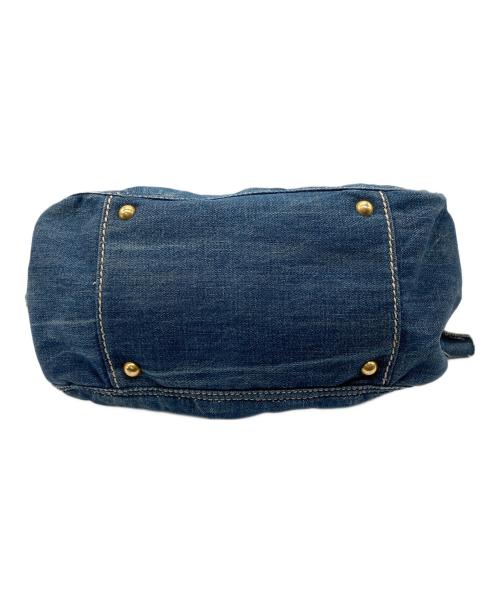 MIU MIU（ミュウミュウ）MIU MIU (ミュウミュウ) デニム 2WAYバッグ インディゴの古着・服飾アイテム