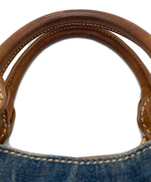MIU MIU（ミュウミュウ）MIU MIU (ミュウミュウ) デニム 2WAYバッグ インディゴの古着・服飾アイテム