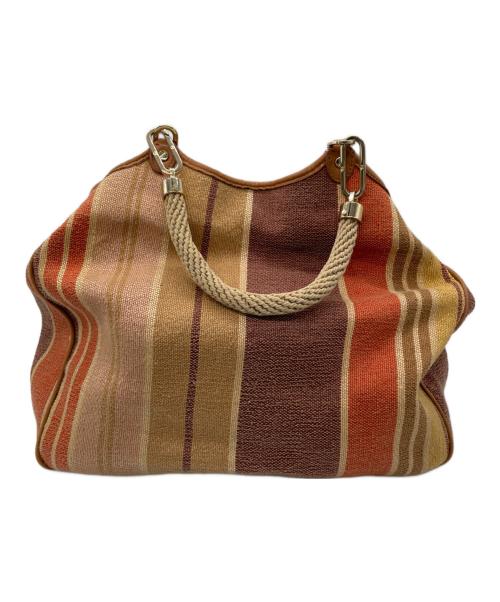 TORY BURCH（トリーバーチ）TORY BURCH (トリーバーチ) トートバッグ ブラウンの古着・服飾アイテム