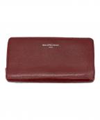 BALENCIAGAバレンシアガ）の古着「長財布」｜ワインレッド