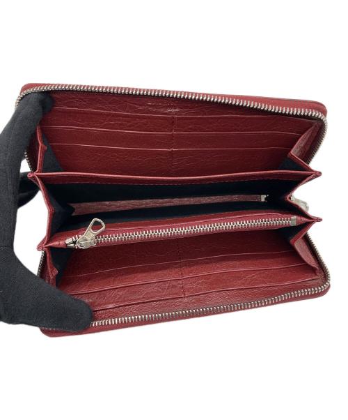 BALENCIAGA（バレンシアガ）BALENCIAGA (バレンシアガ) 長財布 ワインレッドの古着・服飾アイテム