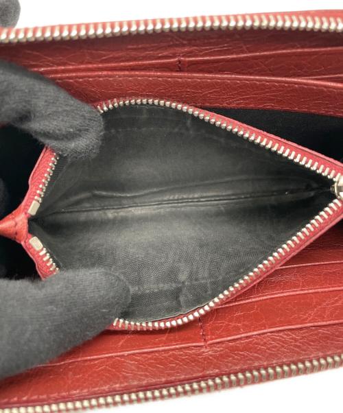 BALENCIAGA（バレンシアガ）BALENCIAGA (バレンシアガ) 長財布 ワインレッドの古着・服飾アイテム