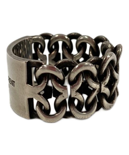 Saint Laurent Paris（サンローランパリ）Saint Laurent Paris (サンローランパリ) メッシュリング シルバー サイズ:12号の古着・服飾アイテム