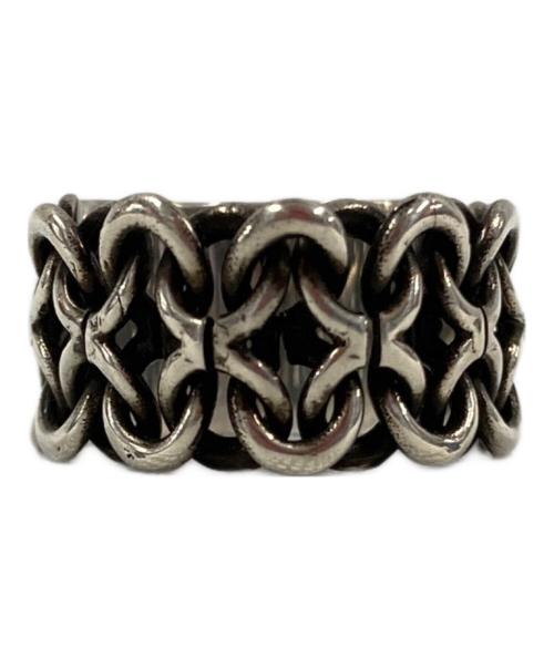 Saint Laurent Paris（サンローランパリ）Saint Laurent Paris (サンローランパリ) メッシュリング シルバー サイズ:12号の古着・服飾アイテム