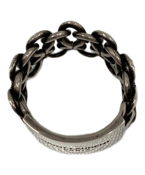 Saint Laurent Paris（サンローランパリ）Saint Laurent Paris (サンローランパリ) メッシュリング シルバー サイズ:12号の古着・服飾アイテム