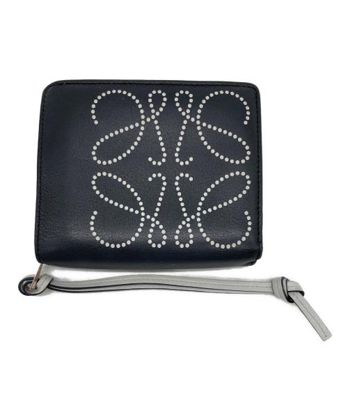 LOEWE（ロエベ）LOEWE (ロエベ) アナグラム 2つ折り財布 ブラックの古着・服飾アイテム