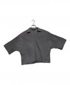 YACCO MARICARDヤッコマリカルド）の古着「スキッパーシャツ」｜グレー