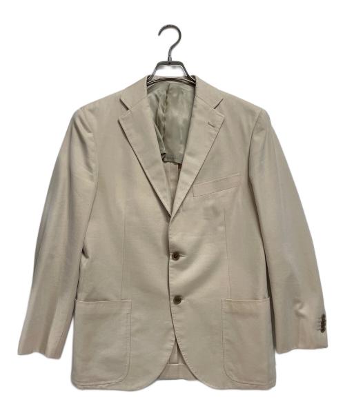 RING JACKET（リングジャケット）RING JACKET (リングジャケット) テーラードジャケット ベージュ サイズ:46 Rの古着・服飾アイテム