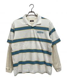 SUPREME×Dickies（シュプリーム×ディッキーズ）の古着「Thermal Polo サーマル＆ポロ」｜ホワイト×ブルー