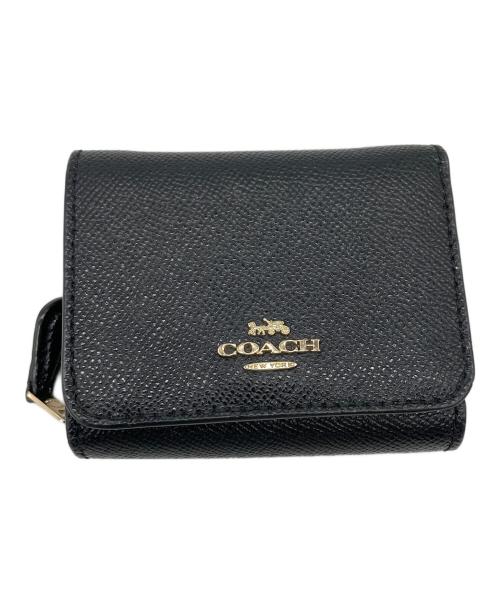 COACH（コーチ）COACH (コーチ) 3つ折り財布 ブラックの古着・服飾アイテム