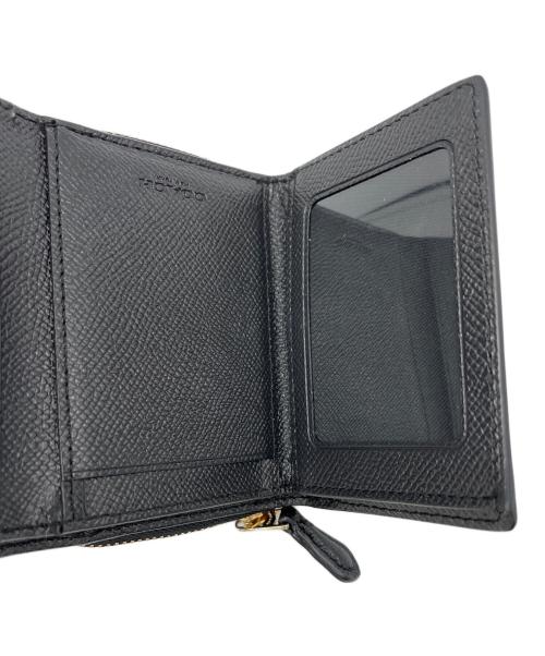 COACH（コーチ）COACH (コーチ) 3つ折り財布 ブラックの古着・服飾アイテム